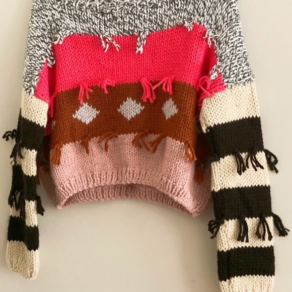Anthropologie Pina Fringed Sweater - Picture 6 of 9